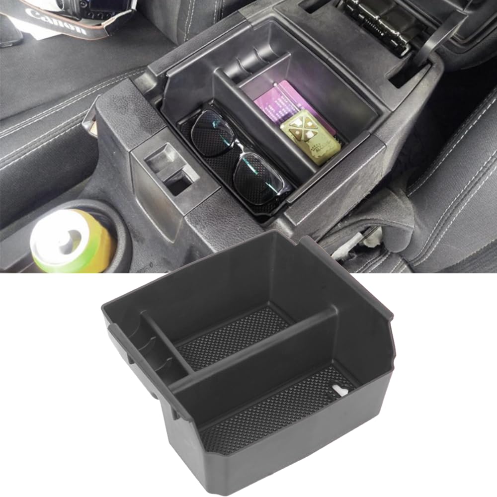 YOCTM Center Console Box Tray for Jeep Wrangler JK 2011 2012 2013 2014 2015 2016 2017 Central Storage Armrest Storage Small Item Interior Accessories