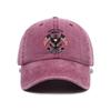 Versatile retro American printed washed old soft top sunshade baseball cap Unisex baseball cap