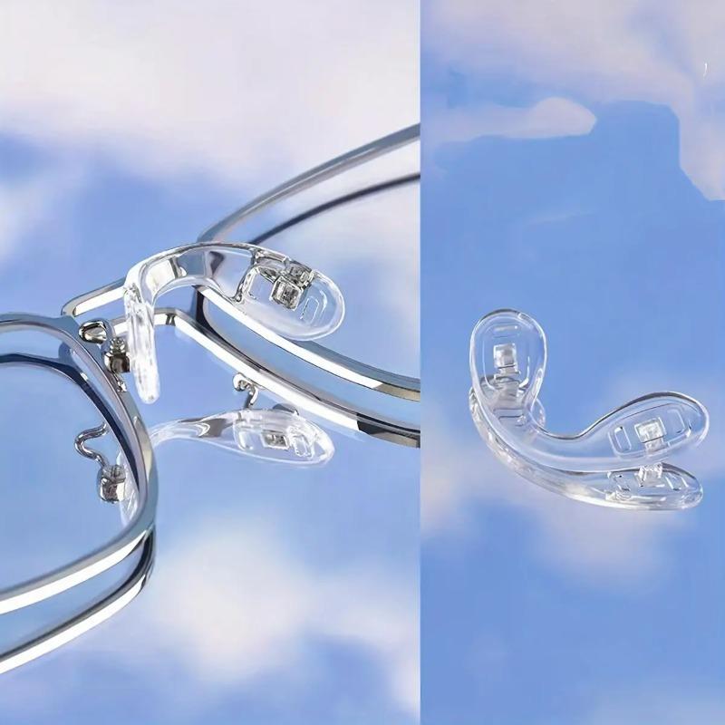 One-piece U-shaped Nose Glasses One-piece Anti-slip Silicone Children's Anti-pressure Screw Universal Nose Glasses Accessories