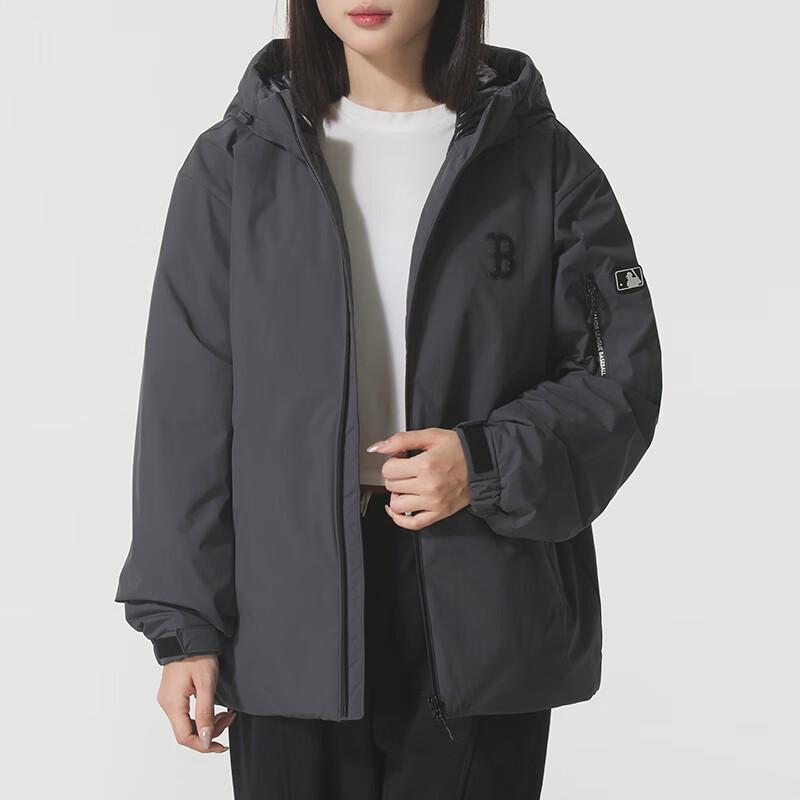 MLB Unisex Loose-Fit Hooded Down Jacket xs