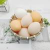 Fake Egg Squishy Toy Unbreakable Realistic Stress Relief Squeeze Egg Prank Toy Creative Decompression Gift