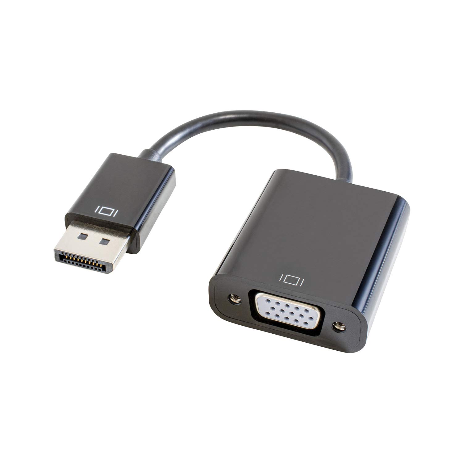 

Адаптер GOPPA DisplayPort - VGA, 15 см, Черный, GP-DPV15H/K чёрный
