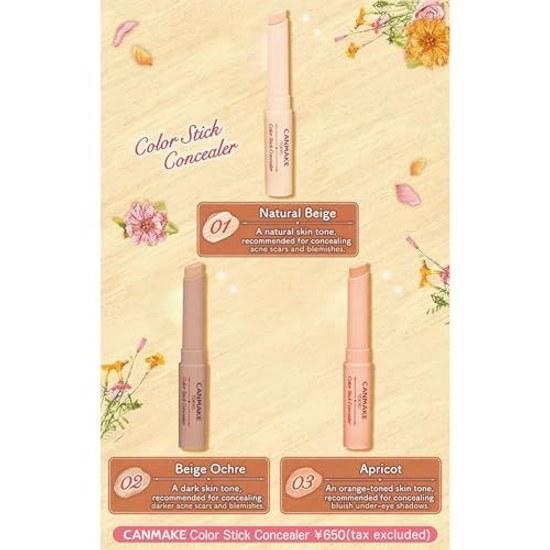 Canmake Color Stick Concealer 01 Natural Beige 1.9g