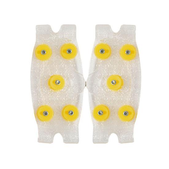 

Прозрачные гибкие ледоступы с 5 металлическими шипами для зимних видов спорта на открытом воздухе 1 pair