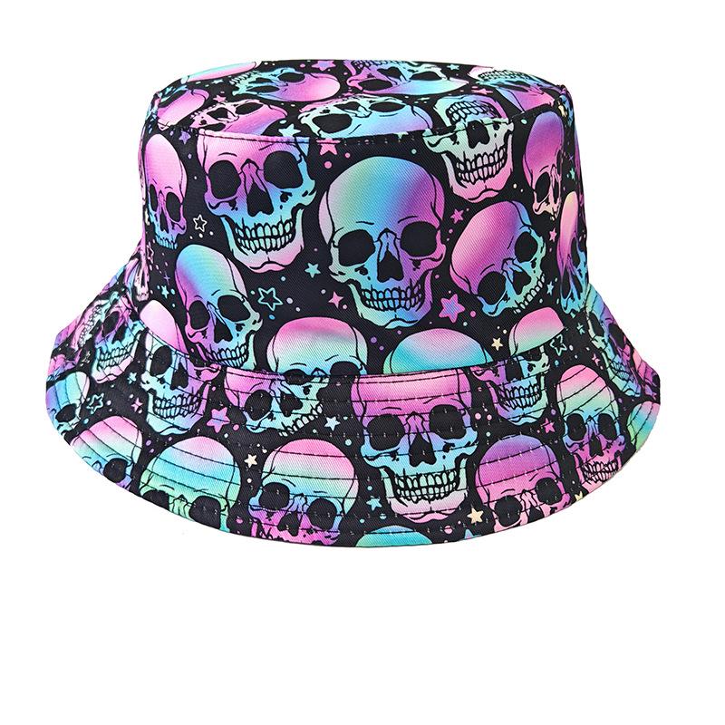 Creative Unisex Double-Sided Cotton Bucket Hat – Versatile Outdoor Sun Protection Accessory