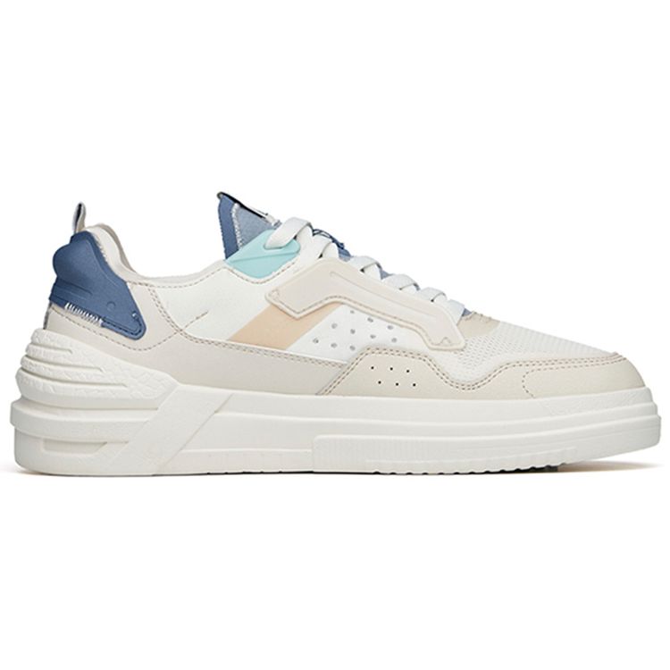 Anta Life Series A-Dao Pro Durable Breathable Low-Top Sneakers Men Sneakers White Gray 112228071-4
