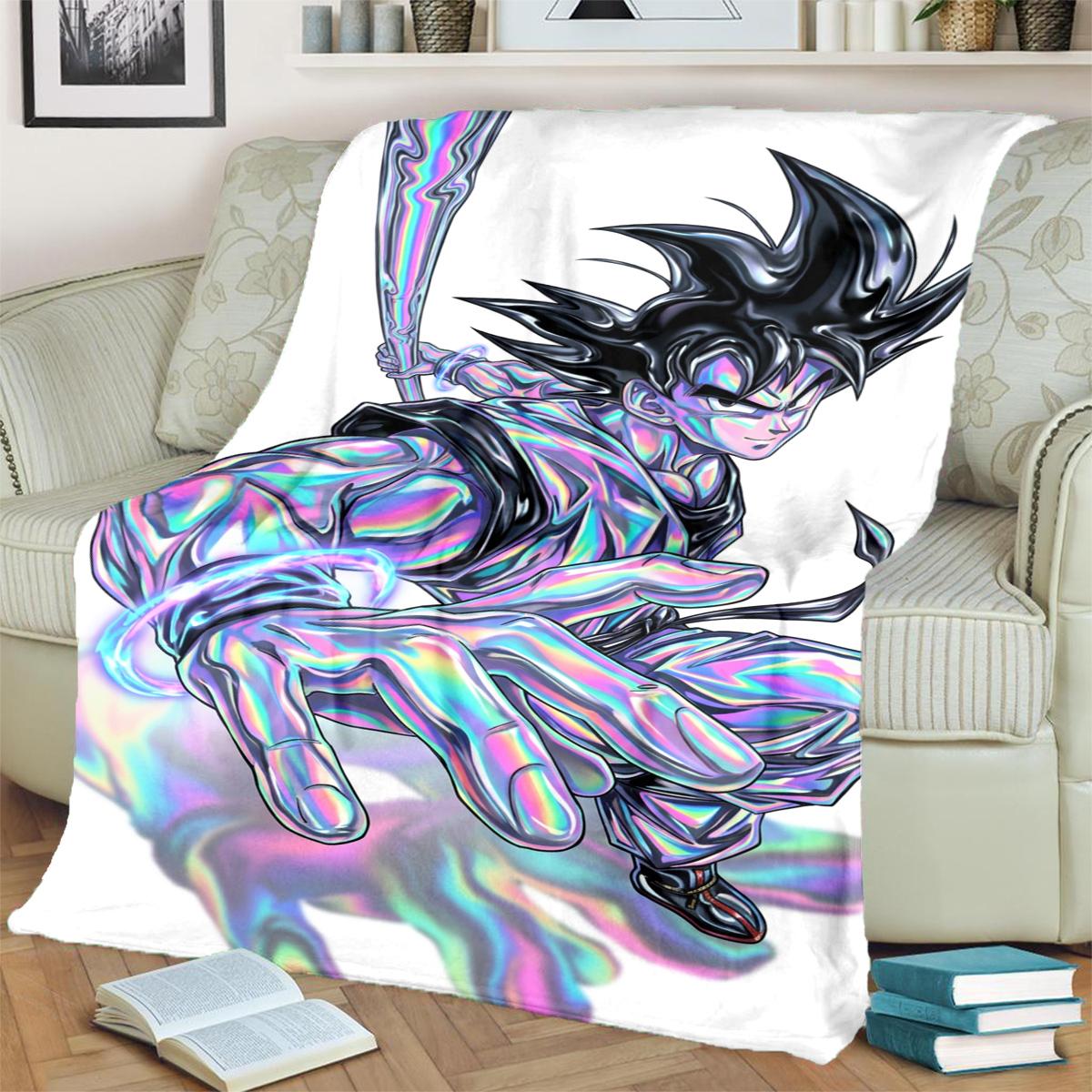 

Soft Flannel Dragon Ball! Blanket Warm for Bedrooms, Sofas, Beds, Chairs, Picnics and Travel 75x90cm