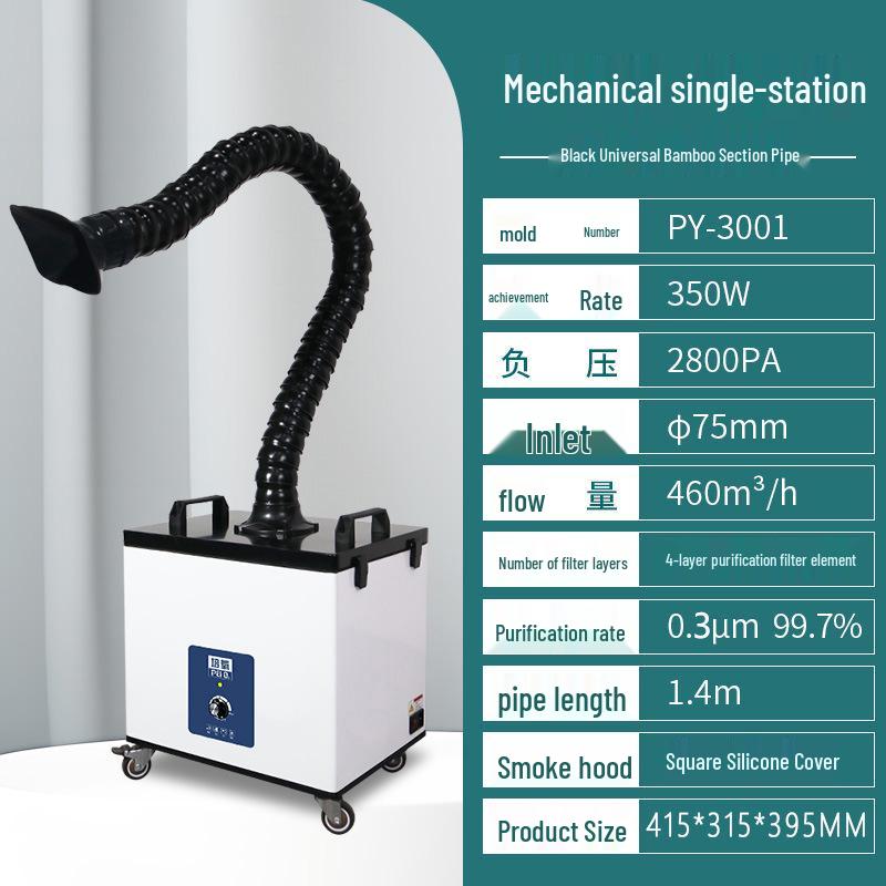 Compact Smoke Purifier & Absorber for Soldering, Welding & Laser Marking