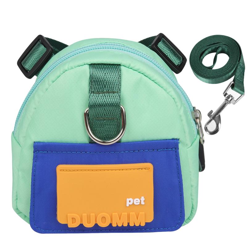 Waterproof Pet Backpack For Dogs Puppy Bag With Harness Collar Travel Outdoor Dog Snacks Backpack French Bulldog Dog Accessories
