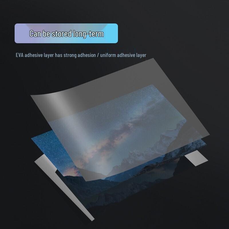 Deli 3819 Transparent Laminating Film (100 Sheets)