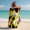 Proof Beach Towel with AEK FC LOGO Pattern - Soft,absorbent,quick-drying,machine Washable - Perfect for Swimming,camping,bathing