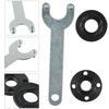M14 Thread 115mm/125mm Angle Grinder Inner Outer Flange Nut Set Tool W/ Wrench Replacement For Bosch Metabo.