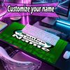 Custom Name Personalized Club Santos Laguna Pattern Mousepad, Laptop PC Desk Mat, Decorative Desk Mat for Home Keyboard Pad Gift