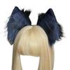 Wolf Ear Headband Tail Girls Cosplay Accessories Beast Ears Blue Fursuit Masquerade Halloween Cosplay Party