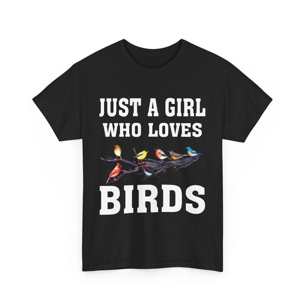 Birdwatching Shirt, Just A Girl Who Loves Birds Birdwatcher Women Girls Shirt