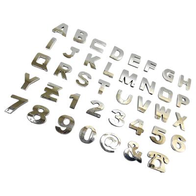 Naklejka literowa na samochód, Naklejka 3D z literami na samochód - Odporna na warunki atmosferyczne i promieniowanie UV naklejka literowa