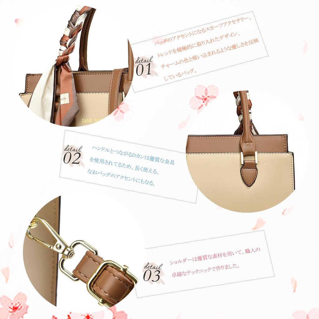 Stylish and Bag with PU Perfect for and Popular Gift NICOLE&DORIS Women's Handbag, Elegant, Crossbody/Shoulder Scarf, 2-Way, Leather, Waterproof,