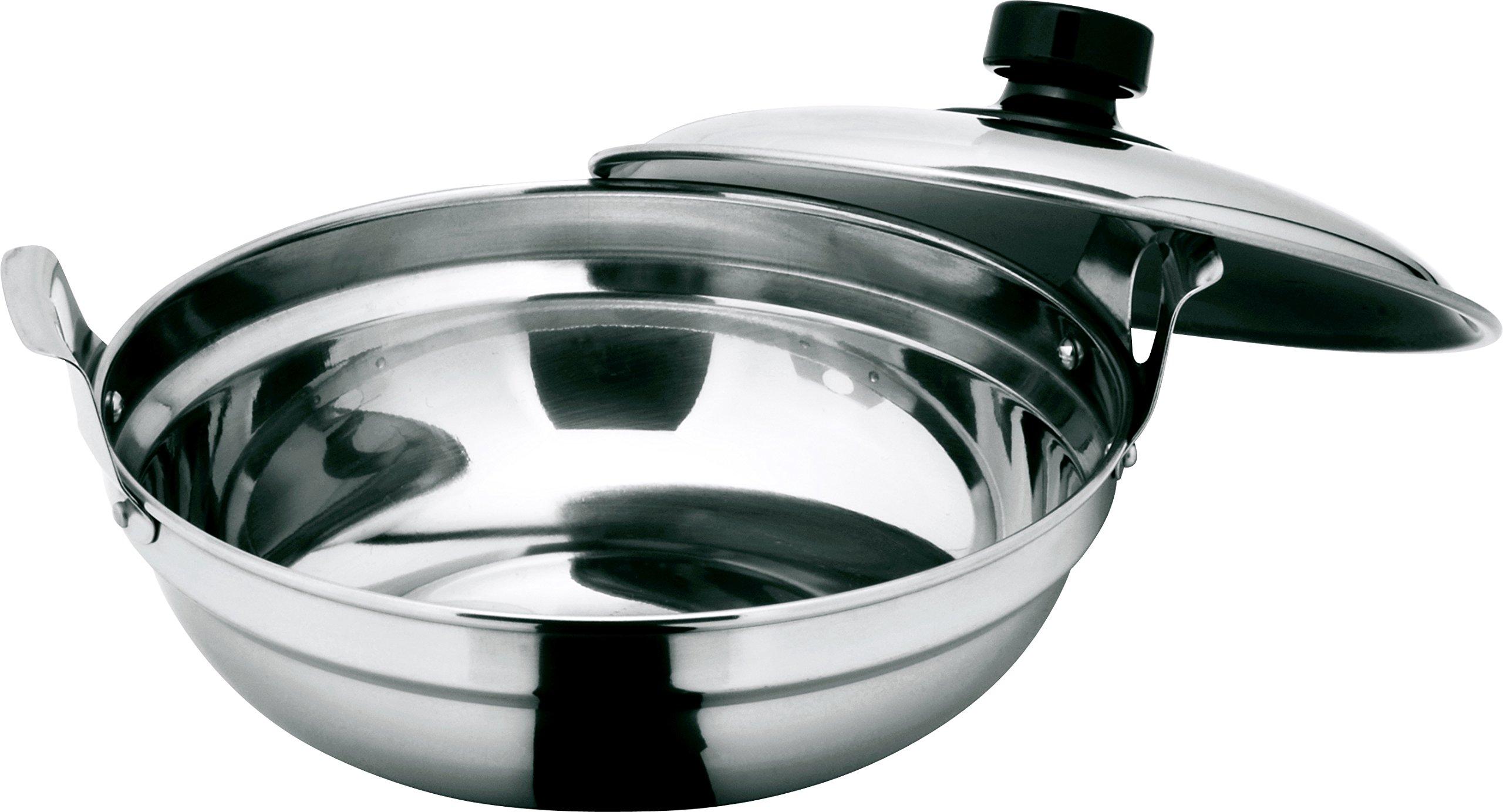 

Ichibishi Kinzoku Stainless Steel Culture Pot, 17cm, 0.56L