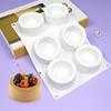 Mousse-Kuchen-Dekorationsformen Silikonformen Ovale Quadratische Schokoladenformen Feiertags-Dessert-Kuchenbackwerkzeug Antihaftbeschichtet
