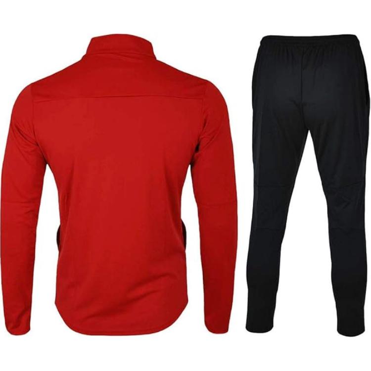 Nike Estampado de Logo Cuello Alto Cremallera Corte Ajustado Manga Larga Cordón Cónico Casual Traje Deportivo para Hombre AQ5065-657
