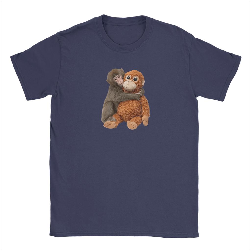 Unisex Monkey Punch T Shirt Hug 100 Cotton Clothing Vintage Short Sleeve Round Collar Tee Shirt Party TShirt