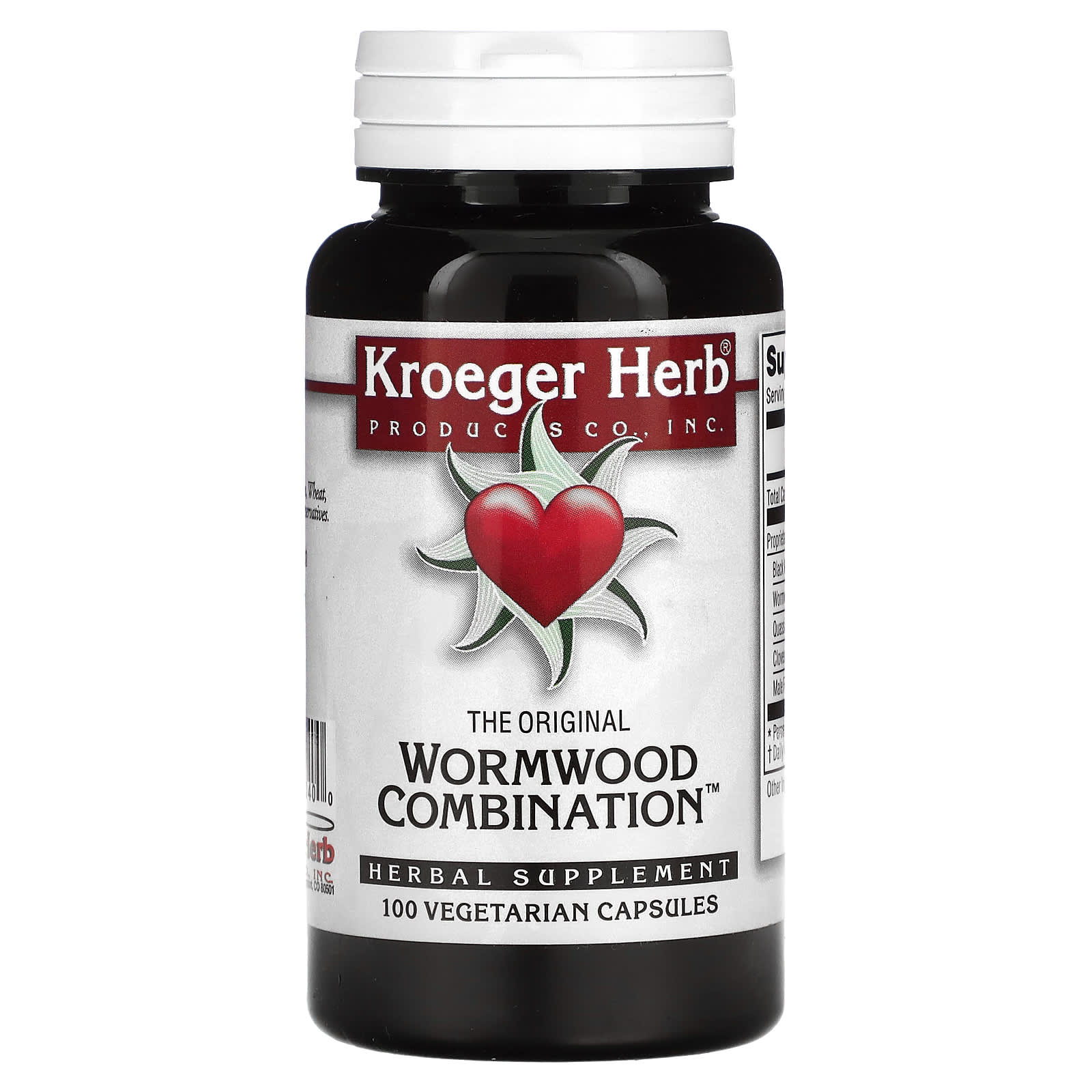 

Original Wormwood Combination, 100 Veggie Capsules