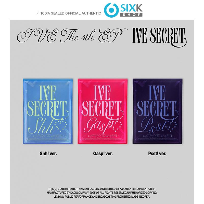 [Pre-order] IVE - 4th Mini Album [IVE SECRET] (+Online Benefit)