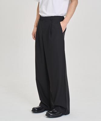 PRAIRIE Airflow Loose Fit Slacks (Black)