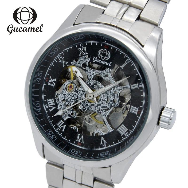 

Top brand new fashion men s mechanical watch through the bottom hollow carved automatic mechanical watch men