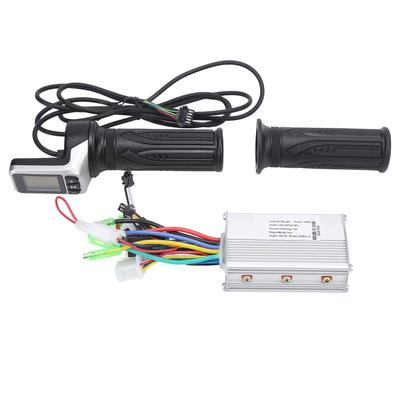 36V/48V 350W Brushless Controller and 124DX LCD Twist Throttle Set for Electric Scooter