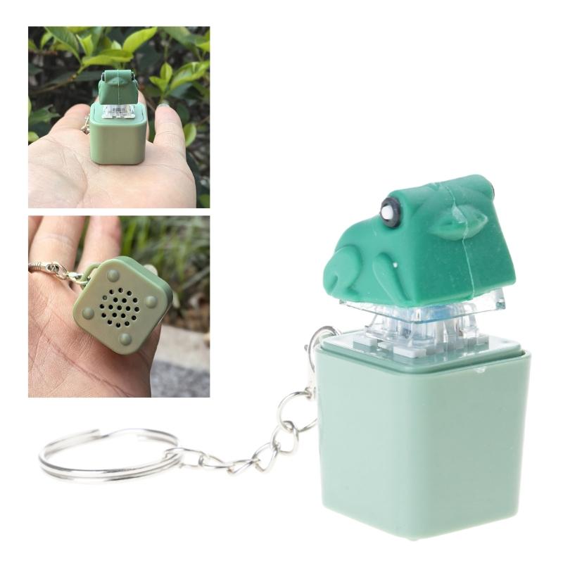 Portable Frogs Shaped Keyboards Accessory Tactile Press Toy Sound Activated Stress Reliever For Adults & Kids