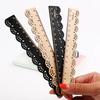2Pcs Cute Stationery Lace Hollow Wood Ruler Sewing Ruler Office Supplies School Accessories.