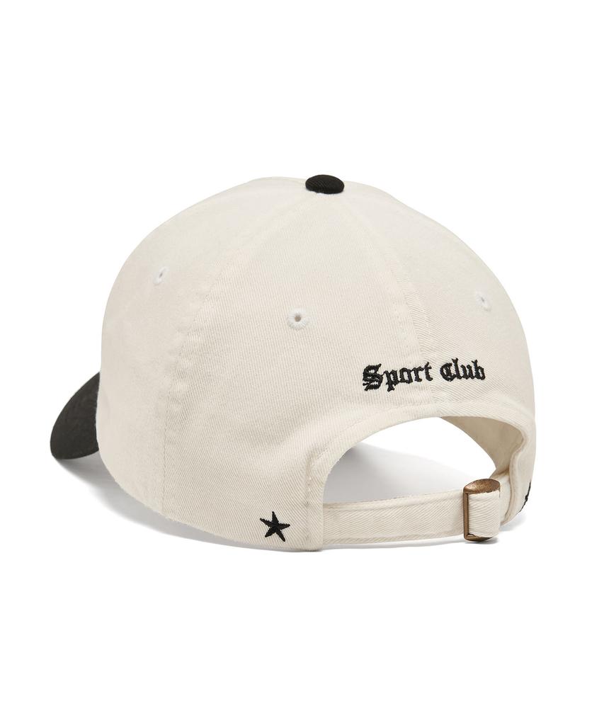 URBANDTYPE Vintage Washed Ubd Ball Cap_Ivory