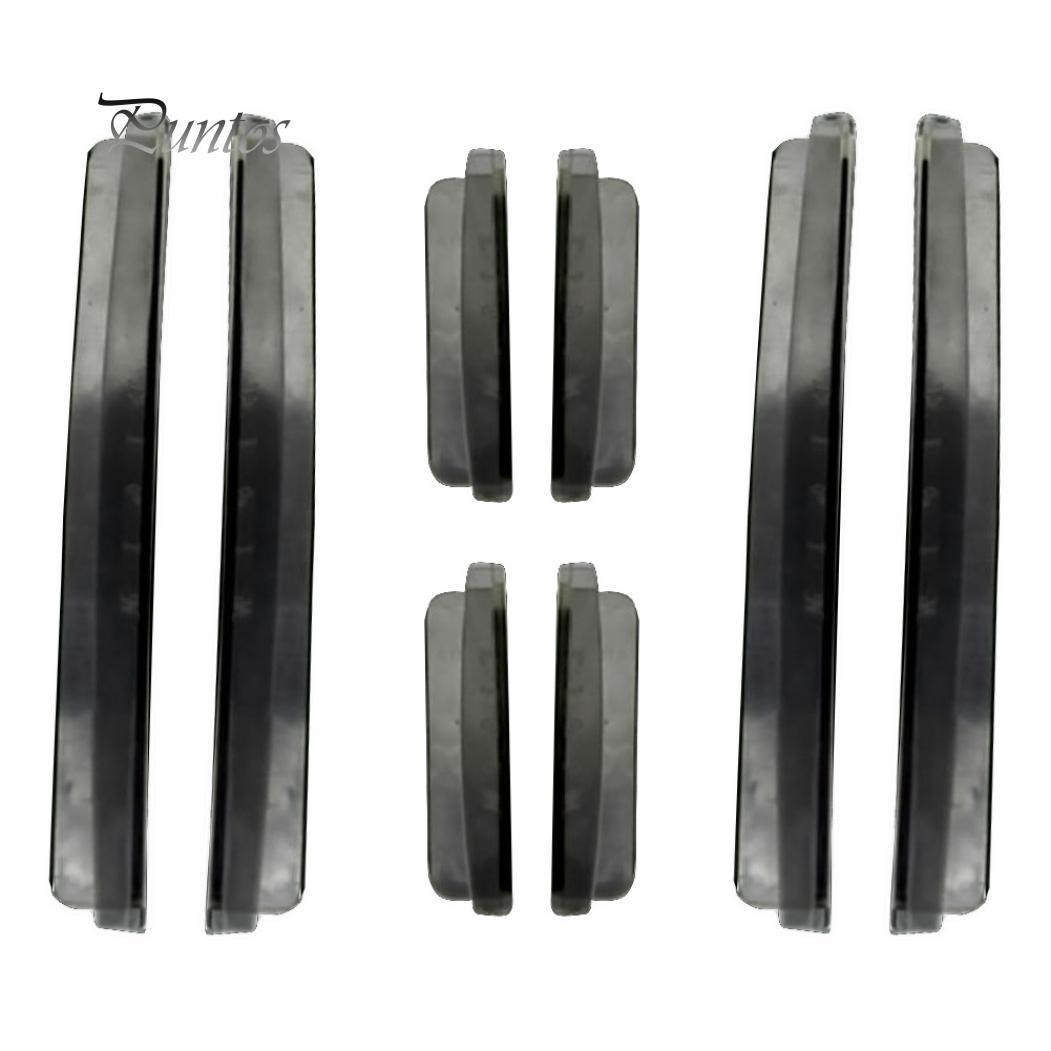 

8Pcs Автомобільні двері край кута бампера захисні огородження проти подряпин смуга протектор чорний