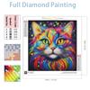CHENISTORY Diamond Painting Square Rainbow Cat Diamond Embroidery Sale Rhinestones Pictures Cross Stitch Diamond Mosaic