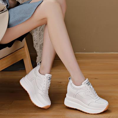Fashion Summer Comfortable And Breathable Women's Thick Sole Heightening 10cm Casual Sports Fashion New Inner Heightening Casual Shoes