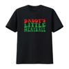 Unisexs Daddy S Little Meatball Funny Italian Joke Groovy T Shirt Black Medium Vintage Washed Fashion Slightly Casual