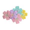 Pink Cherry Blossom Embroidered Hair Clip for Girls