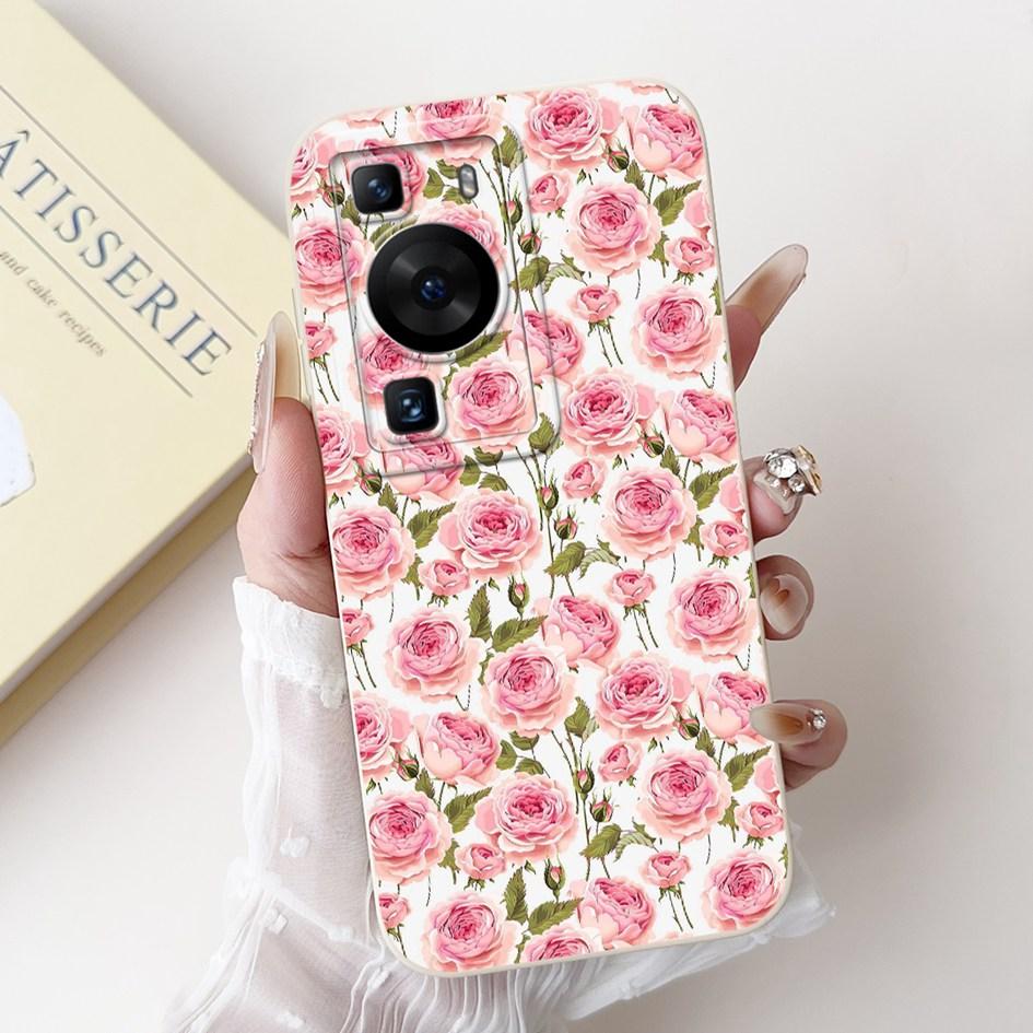 For Huawei P60 Pro Case MNA-LX9 Cover Cute Cartoon Rabbit Panda Soft Liquid Silicone Protective Cover For HuaweiP60 P60 Art Capa