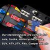 100PCS Automotive Blade Fuse 1A 2A 3A 5A 7.5A 10A 15A 20A 25A 30A 35A 40A Standard ATO/ATC Blade Fuse Fuse Block Accessories Fuses4