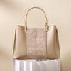 Mother'S Day Gift Embroidered Beige Large-Capacity Handbag Women'S Mother Bag Atmospheric High-End Messenger Women'S Bag