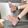 New Thick-soled Height-increasing Casual Boots Women's Shoes and Versatile Outdoor Sports Boots