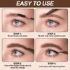 Boobeen 3-Piece Hair-Like Eyebrow Pen Makeup Kit: Black Liquid Eyeliner, Women's Waterproof Eyebrow Pencil (with Eyebrow Brush), Long-Lasting Eye