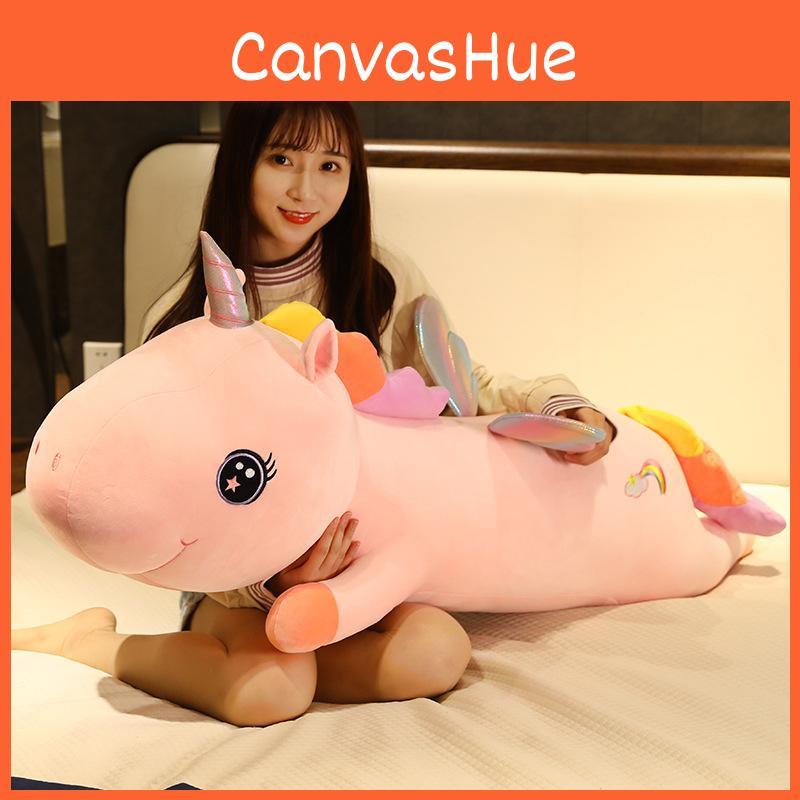 Stuffed Pink Unicorn Doll Pillow Cushion Children Room Decor Girls Gift Birthday