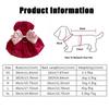 Soft Summer Dog Clothes Princess Style Cute Puppy Clothes Stylish Puppy Wedding Skirt  Dog Clothes