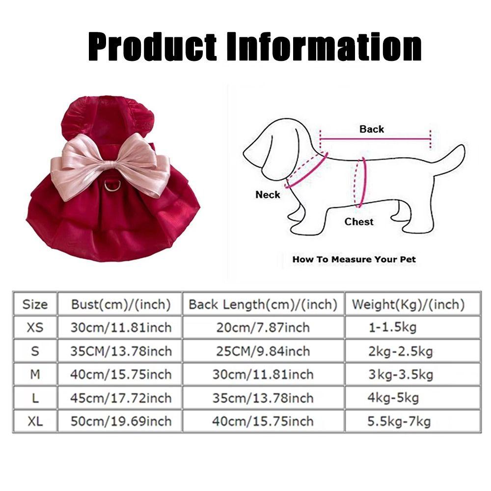 Soft Summer Dog Clothes Princess Style Cute Puppy Clothes Stylish Puppy Wedding Skirt  Dog Clothes
