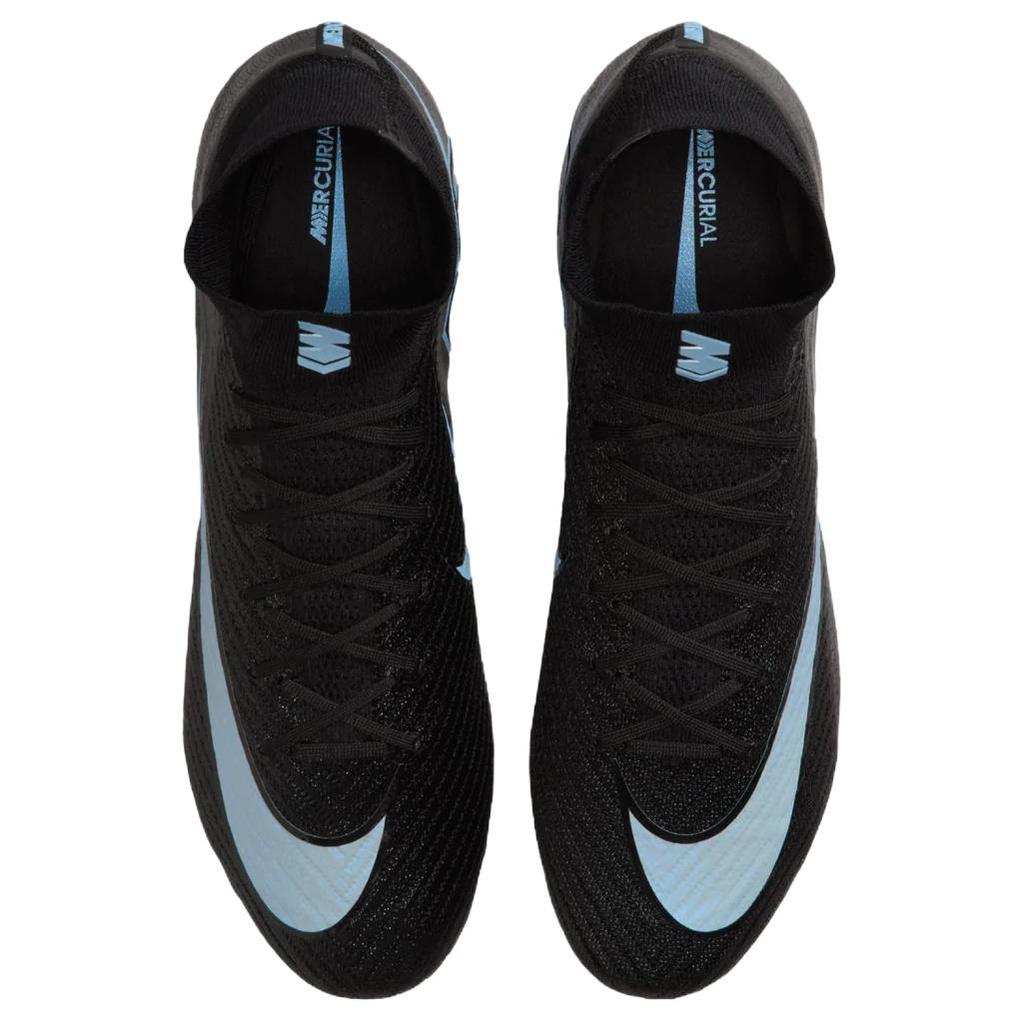 Nike Zoom Mercurial Superfly 10 Elite FG 2025 Shadow Pack Men Sneakers Black Ice-Blue FQ1454-001