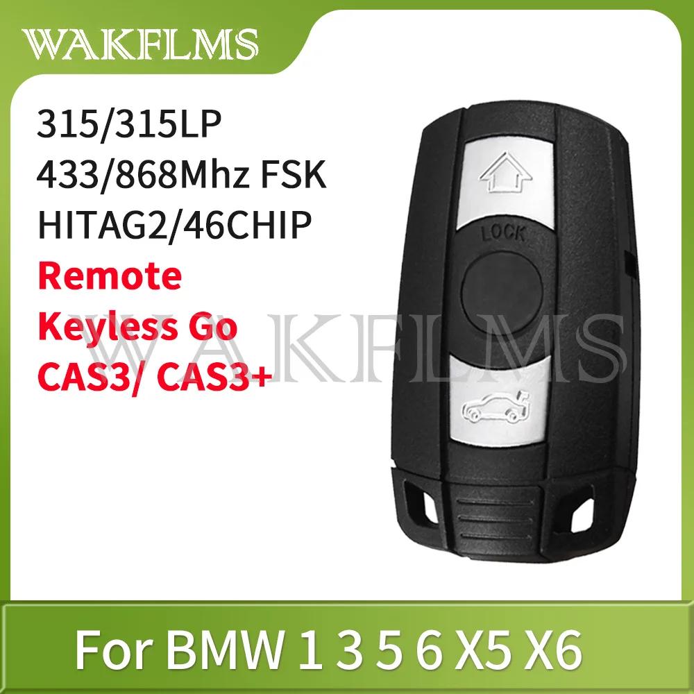 Pro BMW řady 1 3 5 6 X1 X6 Z4 E60 E70 E71 E91 E92 2004-2015 CAS3 CAS3+ Dálkový klíč 433MHz 315MHz 315LP MHz 868MHZ
