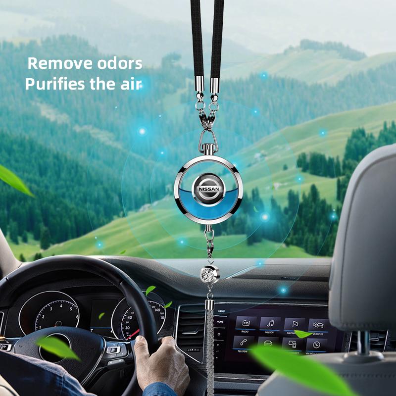 Car Interior Perfume Pendant Air Freshener Scent Bottle For Nissan Sylphy N7 Teana Qashqai Note J10 Navara Juke GTR 350z Patrol