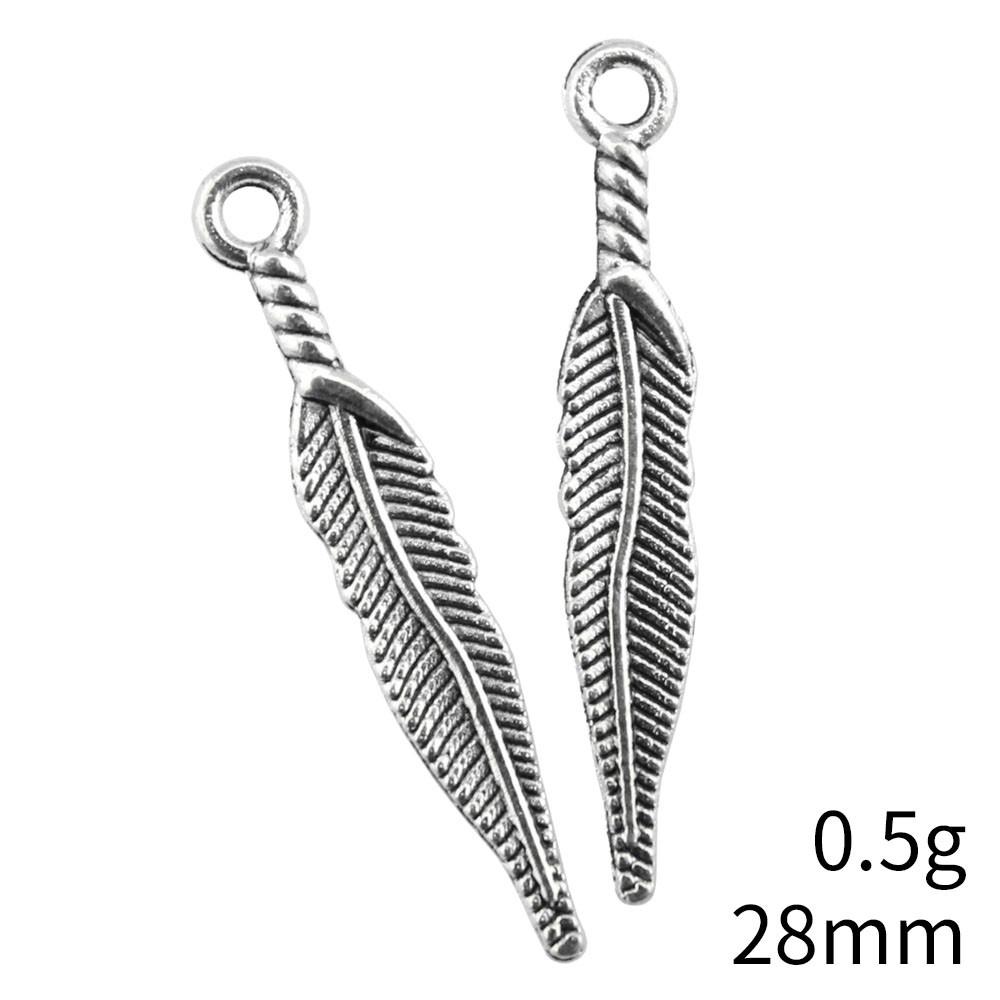NewArrivals Charms Jewerly Making Feathers Leaf Charms Pendant Ornaments For Home Car Pendant